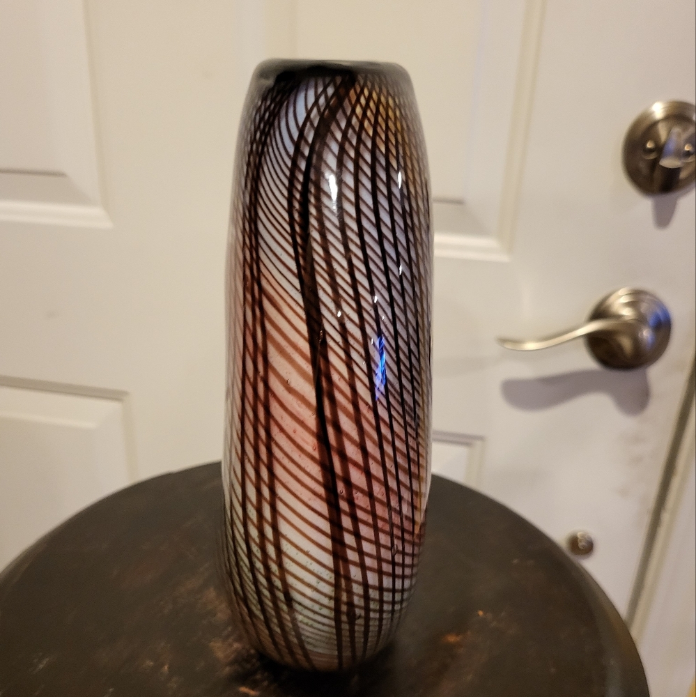 Mezza Filigrana Glass Vase by Arte Vetraria Muranese - Picture 4 of 11